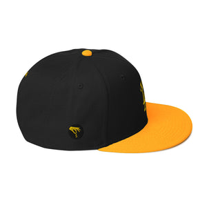 Black And Gold LA Snap Back